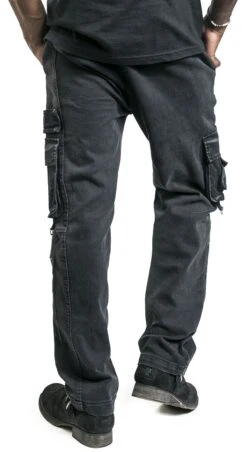 "Army Vintage Trousers" Cargohose Dunkelgrau Von Black Premium By EMP 13 "Army Vintage Trousers" Cargohose Dunkelgrau Von Black Premium By EMP -Stil Tanz Verkaufsgeschäft 521370wb