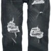 "Destroyed Johnny" Jeans Schwarz Von Black Premium By EMP -Stil Tanz Verkaufsgeschäft 521379a