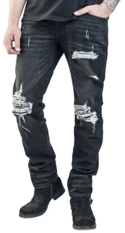 "Destroyed Johnny" Jeans Schwarz Von Black Premium By EMP -Stil Tanz Verkaufsgeschäft 521379wa