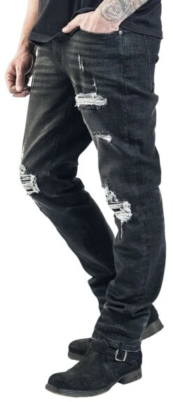 "Destroyed Johnny" Jeans Schwarz Von Black Premium By EMP -Stil Tanz Verkaufsgeschäft 521379wa2