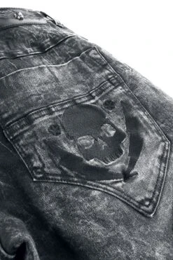 "Pete" Jeans Schwarz Von Rock Rebel By EMP -Stil Tanz Verkaufsgeschäft 521607d4