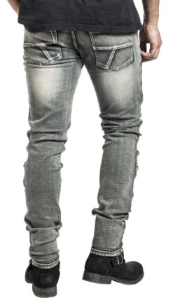 "Pete" Jeans Grau Von Rock Rebel By EMP -Stil Tanz Verkaufsgeschäft 521625wb