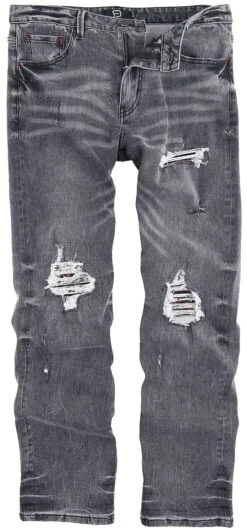 "Destroyed Jeans" Jeans Grau Von RED By EMP