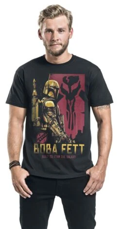 "The Book Of Boba Fett - Roam The Galaxy" T-Shirt Schwarz Von Star Wars -Stil Tanz Verkaufsgeschäft 522241wa