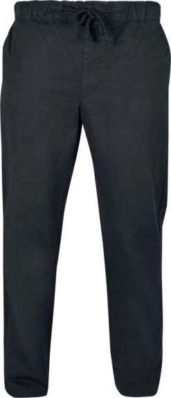 "Straight Slit Trouser" Stoffhose Schwarz Von Urban Classics