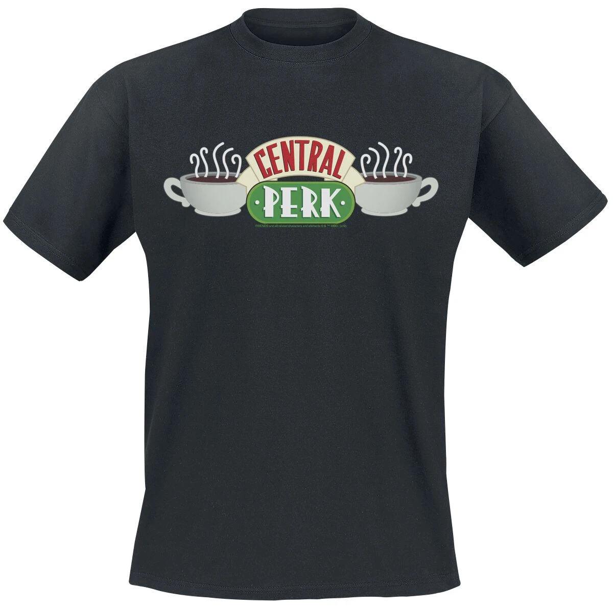 "Central Perk" T-Shirt Schwarz Von Friends 3 "Central Perk" T-Shirt Schwarz Von Friends