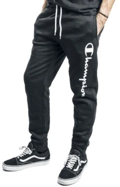 "Authentic Pants" Stoffhose Schwarz Von Champion -Stil Tanz Verkaufsgeschäft 525483wa2