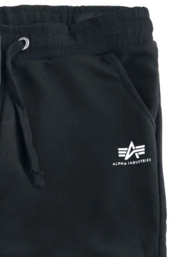 "Basic Jogger SL S Leg" Stoffhose Schwarz Von Alpha Industries -Stil Tanz Verkaufsgeschäft 527397d