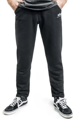 "Basic Jogger SL S Leg" Stoffhose Schwarz Von Alpha Industries -Stil Tanz Verkaufsgeschäft 527397wa