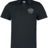 "Amplified Collection - Washed Slub" Poloshirt Schwarz Von Guns N' Roses