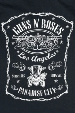 "Amplified Collection - Washed Slub" Poloshirt Schwarz Von Guns N' Roses -Stil Tanz Verkaufsgeschäft 530490d