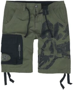 "EMP Signature Collection" Short Oliv/schwarz Von AC/DC