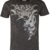 "T-Shirt Im Vintage Look" T-Shirt Grau Von Rock Rebel By EMP
