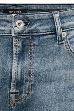 "ONSLOOM SLIM BLUE GREY 4064 JEANS NOOS" Jeans Blau Von ONLY And SONS -Stil Tanz Verkaufsgeschäft 534471d