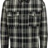 "ONSMILO OVR CTN CHECK LS SHIRT NOOS" Langarmhemd Schwarz/weiß Von ONLY And SONS -Stil Tanz Verkaufsgeschäft 534487a