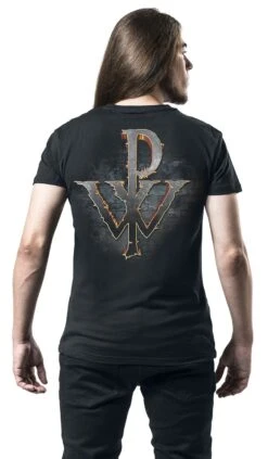 "Mass" T-Shirt Schwarz Von Powerwolf -Stil Tanz Verkaufsgeschäft 534818wb