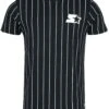 "Starter Pinstripe Jersey" T-Shirt Schwarz Von Starter -Stil Tanz Verkaufsgeschäft 536730a