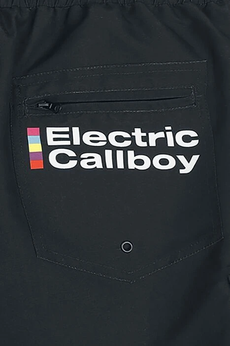 "EMP Signature Collection" Badeshort Schwarz Von Electric Callboy 5 "EMP Signature Collection" Badeshort Schwarz Von Electric Callboy – Bild 3