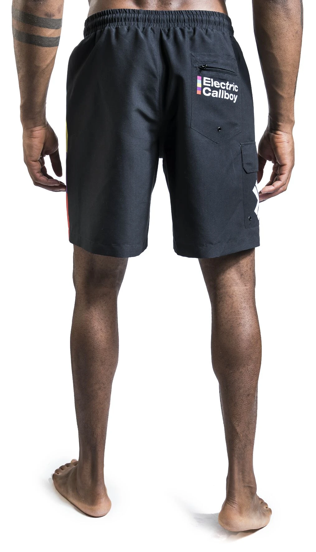 "EMP Signature Collection" Badeshort Schwarz Von Electric Callboy 8 "EMP Signature Collection" Badeshort Schwarz Von Electric Callboy – Bild 6