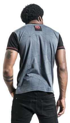 "Team Up" T-Shirt Schwarz/grau Von DOTA 2 -Stil Tanz Verkaufsgeschäft 537075wb