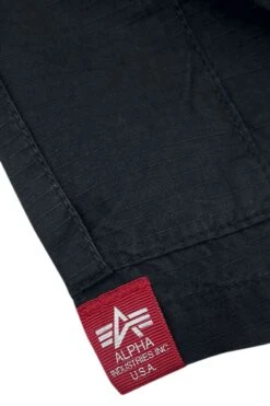 "RIPSTOP JOGGER SHORT" Short Schwarz Von Alpha Industries -Stil Tanz Verkaufsgeschäft 537272d2