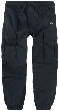"Elastic Cuff Cargo Pants" Stoffhose Schwarz Von Champion