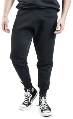 "Batman - Logo" Trainingshose Schwarz/gelb Von Batman -Stil Tanz Verkaufsgeschäft 537460wa