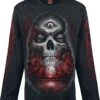 "Third Eye Awakening - Longsleeve" Langarmshirt Schwarz Von Spiral -Stil Tanz Verkaufsgeschäft 538042a