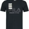 "BIPPEN Tee" T-Shirt Schwarz Von Fila