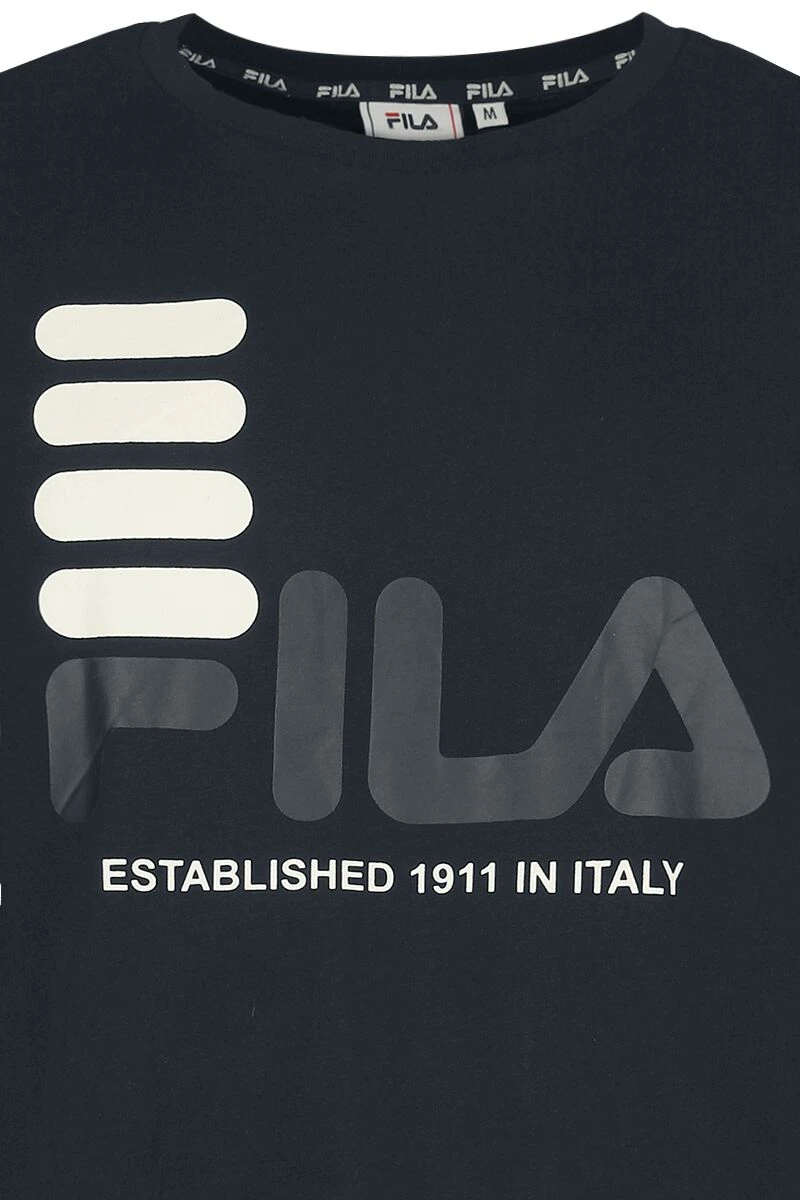 "BIPPEN Tee" T-Shirt Schwarz Von Fila 4 "BIPPEN Tee" T-Shirt Schwarz Von Fila – Bild 2