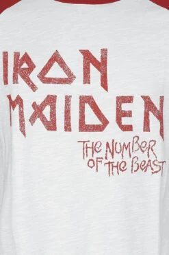 "EMP Signature Collection" Langarmshirt Altweiß/rot Von Iron Maiden -Stil Tanz Verkaufsgeschäft 538483d