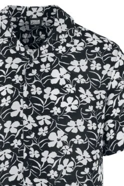 "Viscose AOP Resort Shirt" Kurzarmhemd Allover Von Urban Classics -Stil Tanz Verkaufsgeschäft 539868d