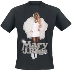 "Photo Glossy" T-Shirt Schwarz Von Mary J. Blige