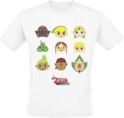 "Wind Waker Faces" T-Shirt Weiß Von The Legend Of Zelda