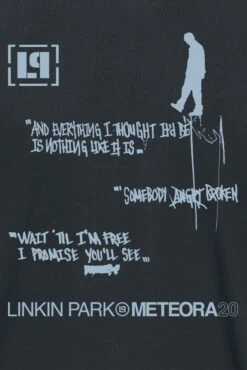 "Meteora 20th Anniversary" T-Shirt Schwarz Von Linkin Park -Stil Tanz Verkaufsgeschäft 549523d