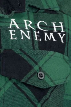 "EMP Signature Collection" Flanellhemd Grün/schwarz Von Arch Enemy -Stil Tanz Verkaufsgeschäft 552877d3