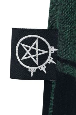 "EMP Signature Collection" Flanellhemd Grün/schwarz Von Arch Enemy -Stil Tanz Verkaufsgeschäft 552877d4