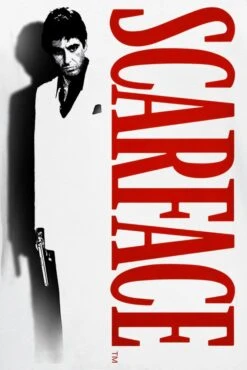 "Shadow" T-Shirt Weiß Von Scarface -Stil Tanz Verkaufsgeschäft 553715d